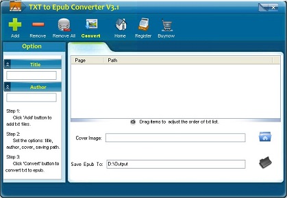 txt to epub converter